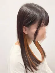 【当日予約🉑】🍫インナーカラー💖（髪質改善/インナーカラー/デザインカラー/ブリーチ/ダブルカラー/ケアカラー）