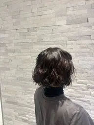 カット＋コテ巻き風パーマ🪄＋トリートメント