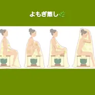 よもぎ蒸し　ハーブ入り