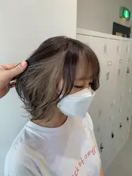 カット+ハイライトorグラデーションorインナー+イルミナカラー+ハホニコ3STEPトリートメント