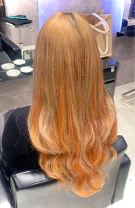 学生大人気💖カラーとエクステ同時施術プラン✨エクステ1枚110円コース(48cm人毛or55cmタンパク質ファイバー)