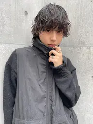 《メンズ限定》《ご新規様限定》🌈メンズカット+メンズパーマ(シャンプートリートメント付)