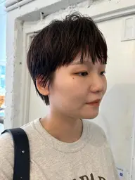 🦖cut+前髪straight+3 step tr🦛