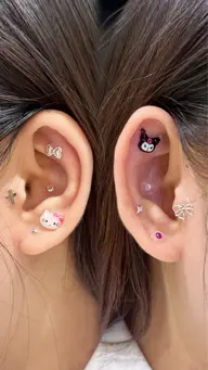 【今大人気🌟】耳つぼジュエリー10粒（片耳5粒）🐈‍⬛‎♥️