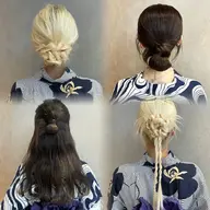 【U24限定‼️】4種から選べる浴衣ヘアアレンジ🎇✨️