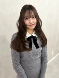 《🌸ミニモ限定🌸》小顔カット+プレミアム艶カラー+Aujua1step保湿トリートメント