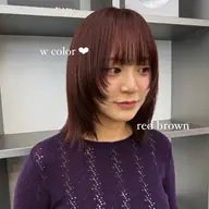 🩵人気𝑵𝒐.𝟏 【レイヤーカットにおすすめ】🩵カット➕カラー➕選べるトリートメント