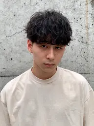 メンズカット➕シャドウパーマ