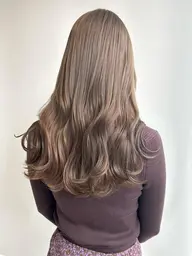 【🌸大人気🌸】※カラーモデル全頭ブリーチ+カラー+シルクトリートメント(平日16時)