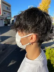 メンズカット＋スパイラルパーマ