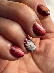 【今だけ限定🉐】指先２本お花🌸アートお得コース🌼8本は単色(爪周りケア付)プレオープン価格 /オフ込/フィルイン