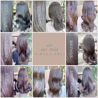 【超話題】💫シークレットハイライト(極細ブリーチハイライト)➕うる艶カラー➕Aujuaトリートメント💫オージュア