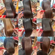 カット+髪質改善ストレート