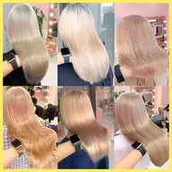 🍎憧れハイトーンにはこれ🍎🐰ケアブリーチ2回🐰🍎✖︎カラー✖︎tokioトリートメントorISTトリートメント