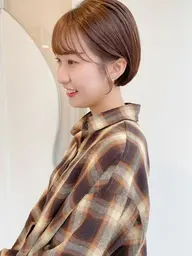 ボブカット×デザインハイライトカラー