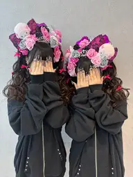 体育祭♡♡♡イベン盛り髪ヘアセット.☆.｡.:*・°
