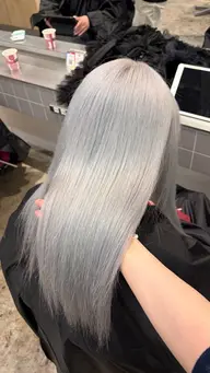 🫧✨Wカラー(ブリーチ+カラー)💚ྀི💙ྀི