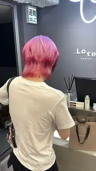 【メンズ限定】🦄メンズデザインカラーなんでもやります🦄ブリーチ＋ケアカラー＋デザイン