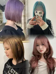 ブリーチ＋カラー＋2STEPトリートメント💫