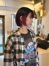 カット➕インナーブリーチ➕シングルカラー➕トリートメント💁🏼‍♀️🌈￥17600