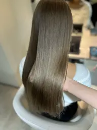 🍫髪質改善🍫ケアカラー➕OggiOggi 6ステップ➕超音波アイロン