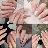 斜めフレンチネイル