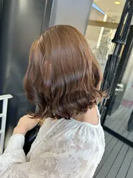 【髪質改善】cut + color +水素 treatment 