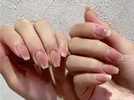 ★オフ無し【人気No.1 ❤️‍🔥】チークマグネイル🍑(ベースカラー込み)※初回オフ込み ¥8,000→¥7,000