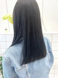 【髪質改善×縮毛矯正】カット+髪質改善ストレート+カラー