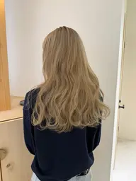 (カット無し)ケアブリーチ+カラー+超音波トリートメント⚡️