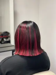 【インナー•イヤリング】ポイントブリーチWカラー