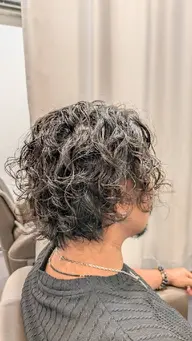 メンズ専用 似合わせカット×お悩み解決!オリジナルパーマ ¥7.920-