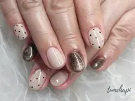 【オフなし/2名限定】プチシンプルアート 爪育成×しっかり甘皮ケア付(ストーン等)