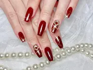 人気限定メニュー🍒🍒🍒チップ長さだし+持ち込みデザイン(デザイン、パーツ2本まで)9980