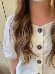 インナーカラー（ブリーチ込）＋ハホニコTr＋前髪カット