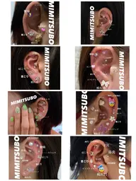 💎耳ツボジュエリー💎ジュエリーパーツ:トータル10個✨パーツは、オーダー製となっております！