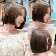 【🉐直前割引がお得🉐】小顔カット×美髪縮毛矯正×透明感カラー×高保湿超音波トリートメント✨