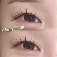 フラットラッシュ140本➕束感仕上げ