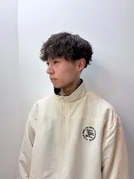 【🌎メンズメニュー🌎】カット✂️+パーマ🌀+外部補修トリートメント🫧