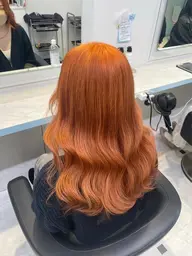 《 🍼1日2名様限定🍼 》🐶ダメージレスで可愛く❣️ケアダブルカラー🐶➕ヘッドスパ➕オリジナルトリートメント🫧