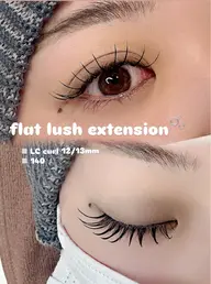 オフ込みフラットラッシュ140本【LED＋¥1500】