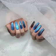 ご新規さま限定　　スカルプ🌈フラッシュ・マグネット・ミラー・ワンカラー🎨オフ代込