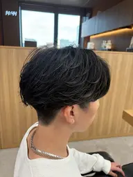 ❤️🔥最先端流行❤️🔥メンズカット➕フェザーパーマ➕炭酸泉➕オリジナルトリートメント