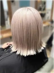 🎀ハイトーンダブルカラー【ケアブリーチ+カラー🩷】