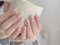 【自爪】フラッシュ／ミラーネイルコース　￥5400