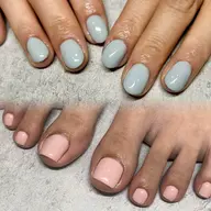 ハンド、フットオフなしワンカラー+ハンド1本爪の補強（現金のみ）