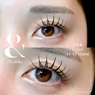 【 4/3限定価格🩷&healthyアンドヘルシー 】フラット120本＋まつげパーマ(上)