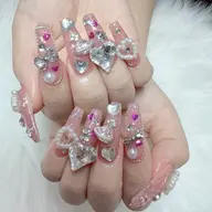 ❣️【初回ジェルオフ無料ケア込み】 スカルプ長さだしゴテゴテ地雷系ネイル✨🤩持ち込みデザイン可能👑