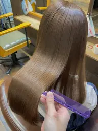 🧑‍⚕️ムラ補修ワンカラー🎨+カット＋超音波トリートメント