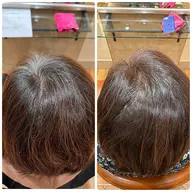 白髪染めリタッチカラー